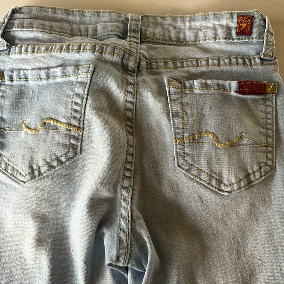 7 For All Mankind Big Girls' The Skinny Jeans Size 8 - Picture 7 of 10
